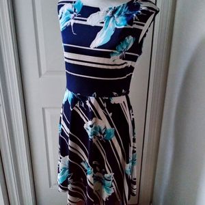 Knee length Floral Dress